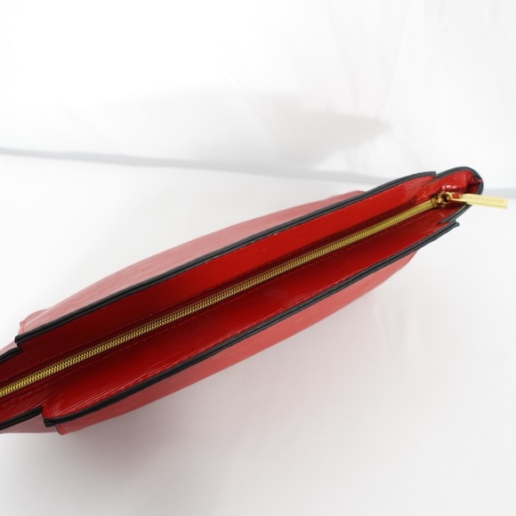 | Estée Lauder | Fire Cracker Red Cosmetic Makeup Travel Hand Bag Case Clutch - Picture 3 of 9